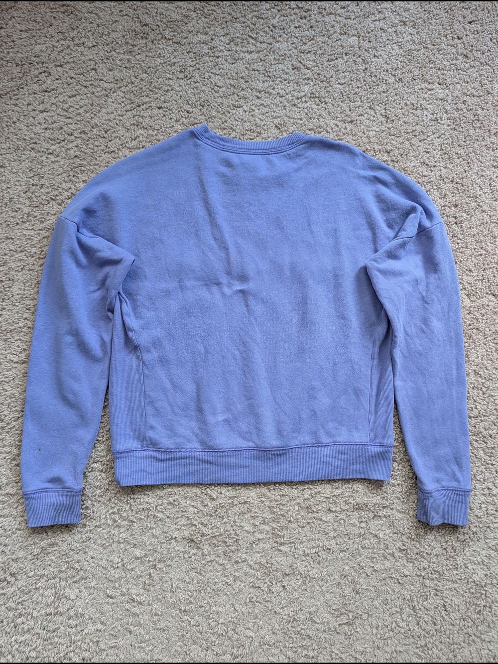 PINK Victoria's Secret Womens Lavender Purple LOVE PINK Crewneck Sweatshirt XS - Picture 3 of 11